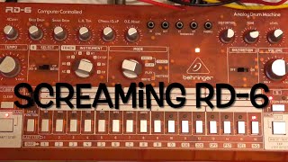 Screaming Behringer RD-6 - Modular effects and sonic destruction for your drum patterns