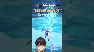 Genshin Impact Cryoball Tip #shorts