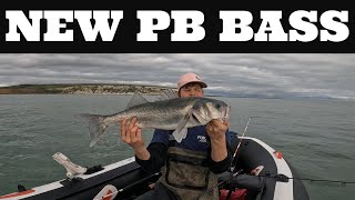 Catching Big Solent Bass | Boat Fishing UK | Inflatable Boat Fishing UK