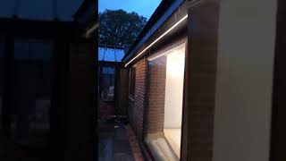 Exterior LED strip - Flush soffit installation