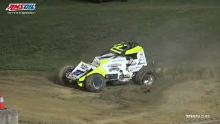 2023: USAC AMSOIL Sprint Car Championship @ Lawrenceburg Speedway - Alex Bright Huge Crash (7/23/23)