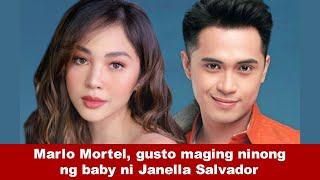 Marlo Mortel, gusto maging ninong ng baby ni Janella Salvador