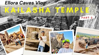 KAILASHA TEMPLE 📍 Ellora caves | Part-2 #rahul13india #ellora #aurangabad #ancient #temple #vlog 82