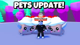 PETS UPDATE IN STRONG SIMULATOR X!! (ROBLOX)