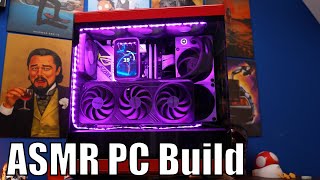 Hyte Y40 ASMR PC build - no talk, just PC building content