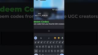 Flex UGC Code #code #game #robux #roblox #viralshort #viralnews