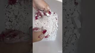 Crunchy Blocks With Glitter! #asmr #satisfying #viral #viralvideo #fypage #gymchalkasmr #chalkasmr