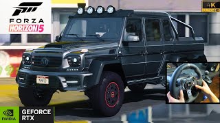 Mercedes-Benz 6x6 | Offroading | Forza Horizon 5 | Logitech g29 gameplay | viral video  | Gta 5