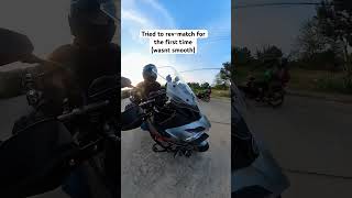 MY FIRST REV-MATCHING EXPERIENCE #insta360 #kawasaki #versys650