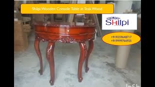 #YT56 Shilpi wooden console table | Call at +919259648717 for details | Best Quality | Table Designs