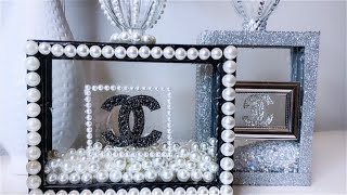 DIY CHANEL BOTTLE | GLAM HOME DECOR | CHANEL INSPIRED