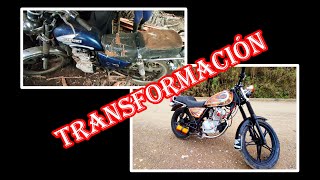 Suzuki gn 125 Restauración (ESTUVO PARADA 6 AÑOS) Parte final😱