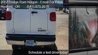 2002 Dodge Ram Wagon 2500 3dr Extended Passenger Van for sal