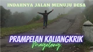 Jalan Menuju ke Desa Prampelan Lereng Gunung Sumbing