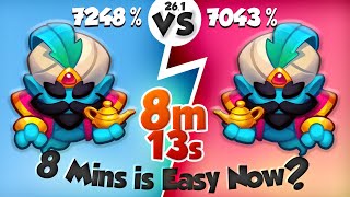 8:13 mins - Genie + Trapper + Gun Version is WILD | PVP Rush Royale