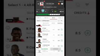 SLK vs JAM 24th match fantasy team ! Hero CPL T20 match 🔥🔥 🎉