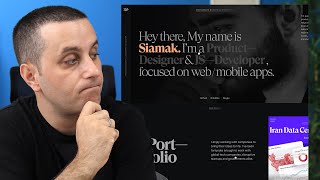 Modern UI / UX Design Portfolio / Portfolio Review #2