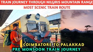 Train Journey Through Nilgiri Mountains | Coimbatore To Palakkad Train Journey | Nilgiri Mountains