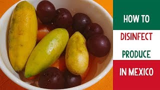 How to Disinfect Produce in Mexico [Microdyn Fruit & Vegetable Wash]