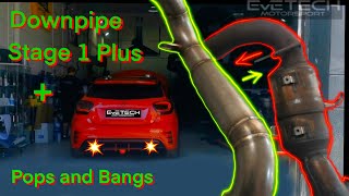 Instalación Downpipe | Stage 1 plus | Pops and Bangs | Mercedes benz Clase A 250