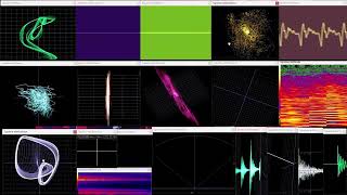 Psychic Island portrayed by Oscilloscopes