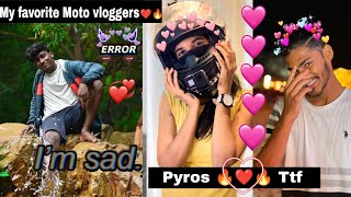 ❤️😍Favorite moto vloggers | tamil | @TwinThrottlers_TTF | @pyrosgirl