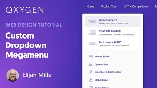 Custom Dropdown Megamenu In WordPress Using Oxygen