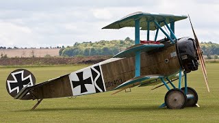 Old FOKKER Airplane ENGINES Cold Starting up and Sound