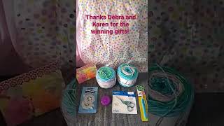 Happy Mail, thanks Crochet,Life,& Stuff with Debra thanks Karen for the gifts!!