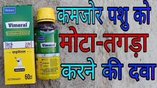 Vimeral Liquid Suppliment Veterinary Uses Doses Benefits in Hindi ||