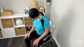 Seated Back Stretch - Covid Physical Therapy - Exercises