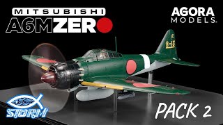 Let's Build Agora Models Mitsubishi A6M Zero Fighter (1/18 scale) - Pack 2 Complete Engine