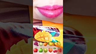 asmr MANGO🥭 MARSHMALLOW😋 EMOJI FOOD CHALLENGE satisfying eating sounds mukbang 먹방