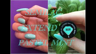 Semilac Extend Base 5in1 Pastel MINT | Test