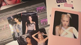 🩷🖤Unboxing BLACKPINK film set& Rose Polaroid card set with me✨