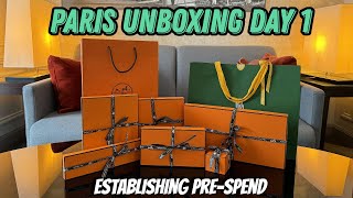 Paris Unboxing Day 1: Establishing Pre-spend | Hermès, Goyard