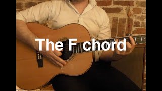 The F chord | 7/15 Guitar Chords