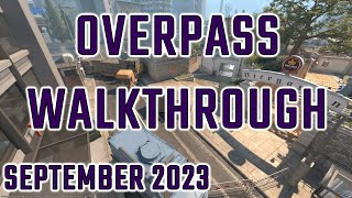 CS2 - Overpass Walkthrough - September 2023