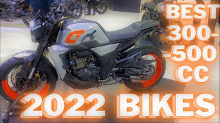 2022 Top 20 Bikes From 300cc To 500cc Engines