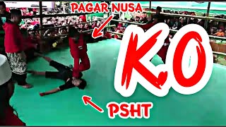 PENCAK DOR PSHT (shorenk) K.O VS PAGAR NUSA (gasmi) Ngraho Bojonegoro Sambung Silaturahmi