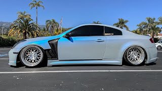 G35 gets crazy color change wrap!