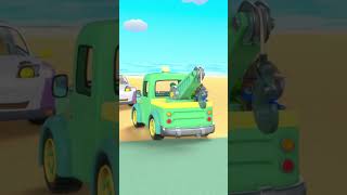 Can Gecko Save Weasel? | Gecko's Garage | Trucks For Children | Cartoons For Kids | #shorts