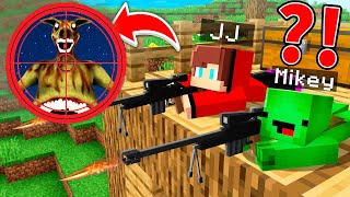 How Mikey and JJ Hunting on Mutant Kangaroo in Minecraft!? - Maizen