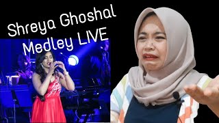 Shreya Ghoshal Medley LIVE Reaction (Shukran Allah, Tere Mast Mast Do Nain, Piya Ore)