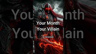 Your Month, Your Villain #villain #aiart #shorts