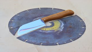 Making a knife - a knife from an old saw