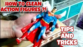 HOW TO CLEAN ACTION FIGURES | DC ACTION FIGURES COLLECTION