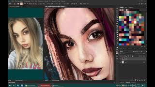 Painting in Photoshop timelapse (source) 2019 10 05