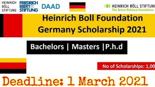 How to study in  Germany for free in 2021 |Master in Germany for free| HBF fully funded scholarship