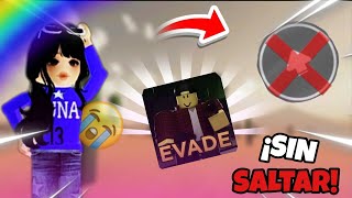 ¡JUEGO EVADE PERO.. NO PUEDO SALTAR! RETO* | Evade | Lunajaquin